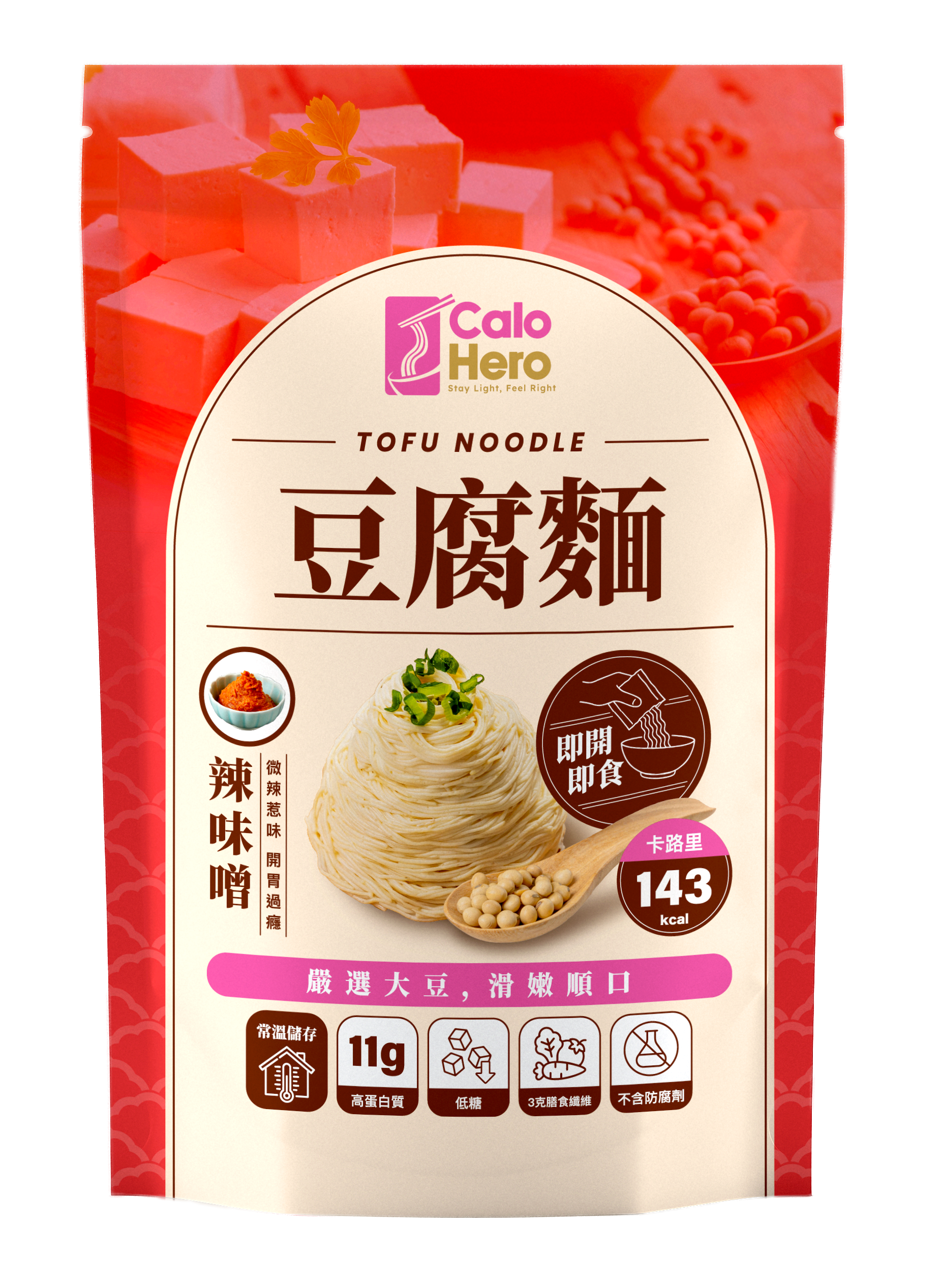 辣味噌 - Calo Hero 即開即食常溫豆腐麵