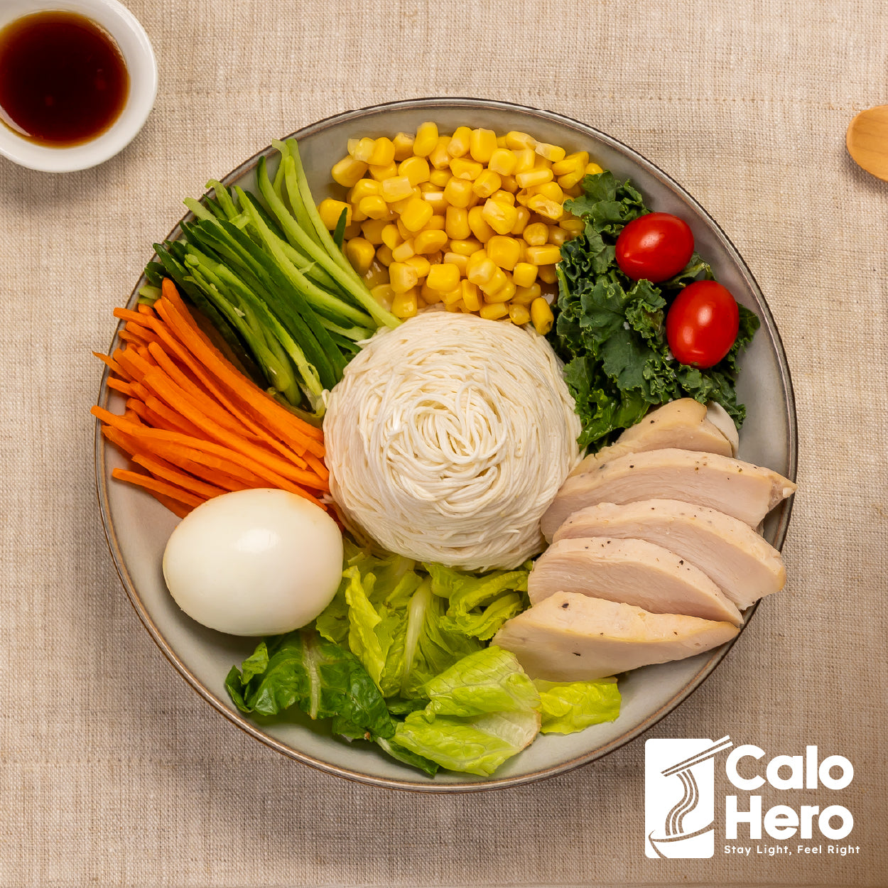日式醬油 - Calo Hero 即開即食常溫豆腐麵